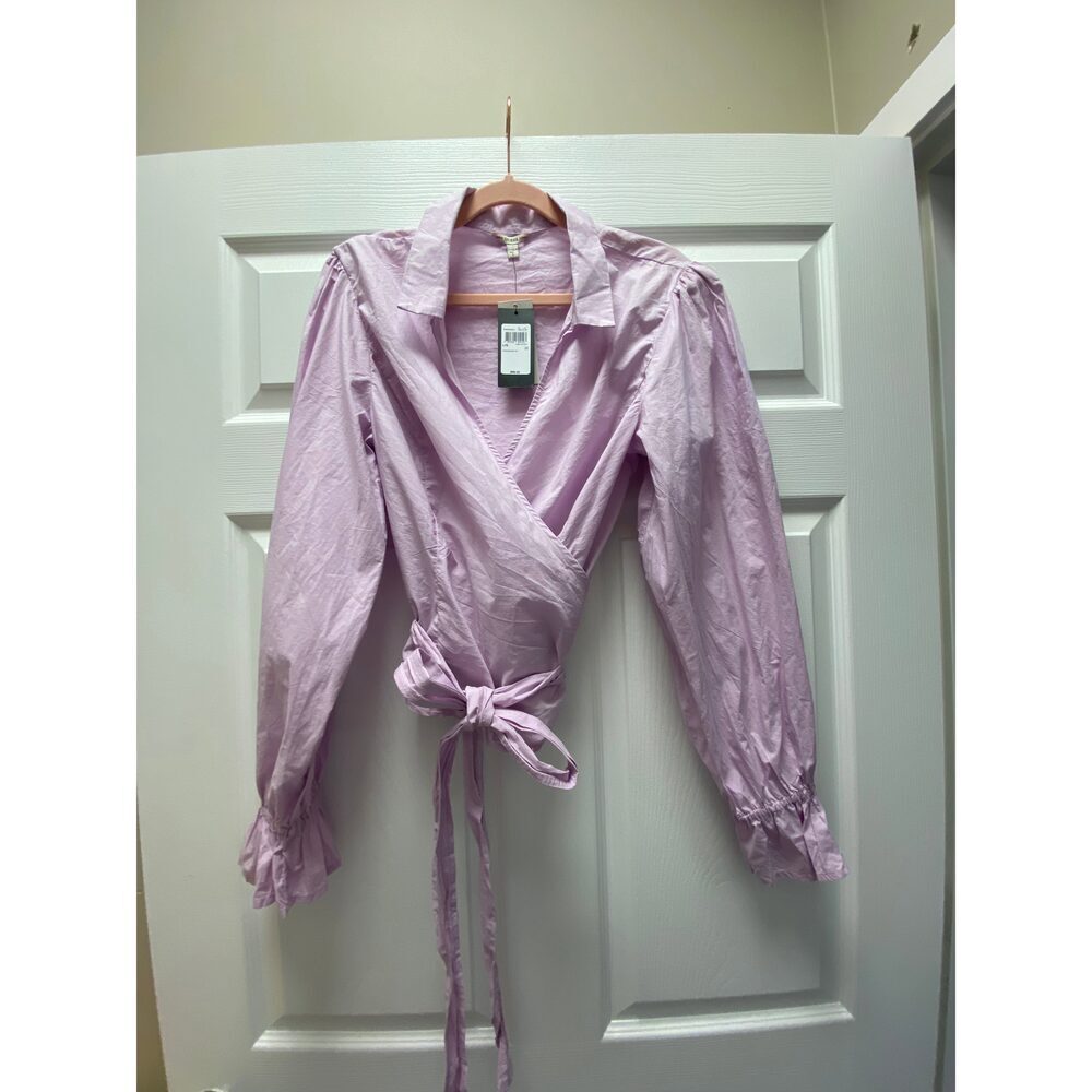 Guess Lavender Blouse Sz L NWT​